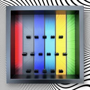 FRAMEPUNK LEGO DC Minifigures Series Display Frame (Black)