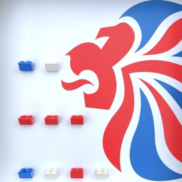 FRAMEPUNK LEGO Team GB Minifigures Series Display Board