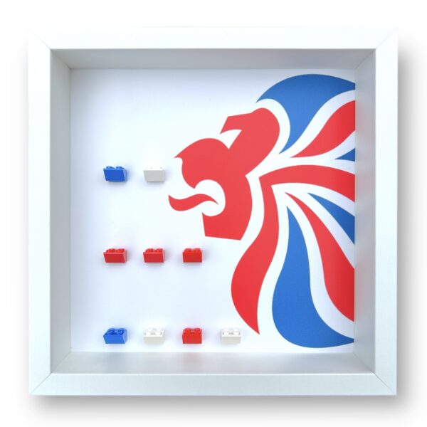 FRAMEPUNK LEGO Team GB Minifigures Series Display Frame (White)