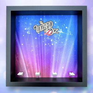 FRAMEPUNK Wizard of Oz LEGO Movie Minifigures Series 2 Display, Black Frame