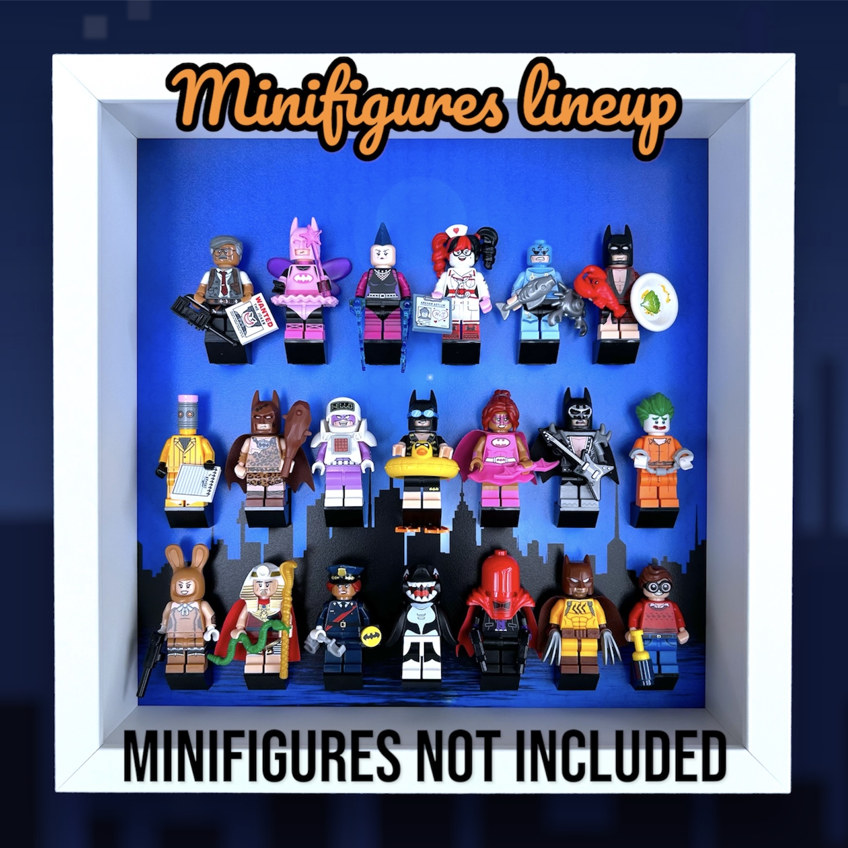 Display for LEGO Batman Minifigures Series 1 or 2 (City)