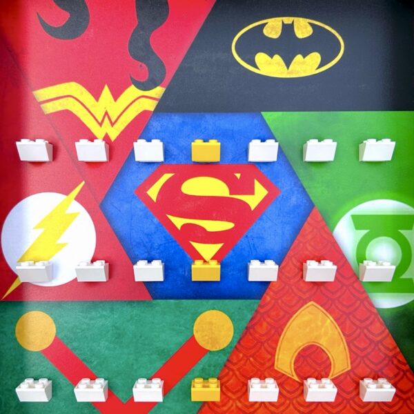 FRAMEPUNK LEGO DC superheroes Display Board