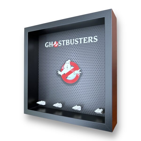 FRAMEPUNK LEGO Ghostbusters theme Minifigures Display Frame (black) side view