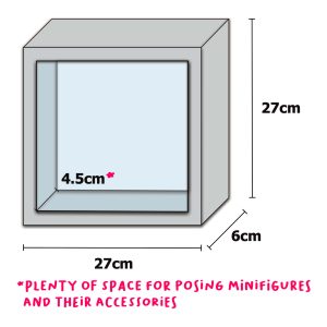 Dimensions of standard Frame Punk display