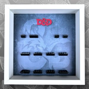 FRAMEPUNK Lego Dungeons & Dragons Minifigures Series (71047) Display White Frame