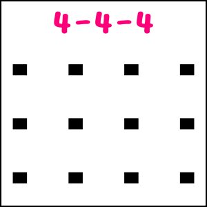FRAMEPUNK Brick formation 4-4-4