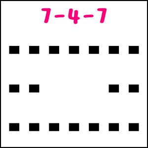 FRAMEPUNK Brick formation 7-4-7
