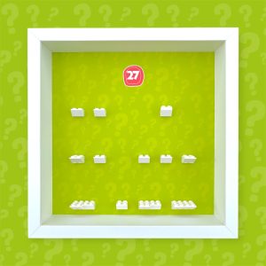 LEGO Minifigures Series 27 Display by FRAMEPUNK - White