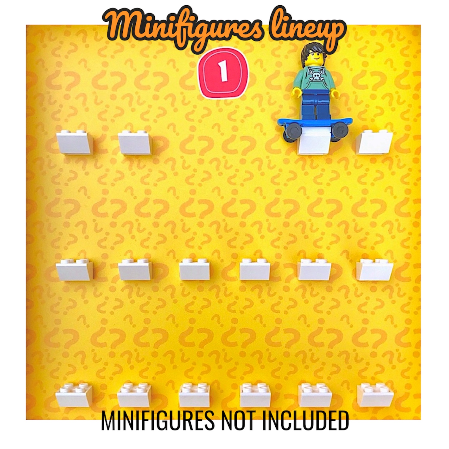 LEGO Minifigures Series 1 Display by FRAMEPUNK