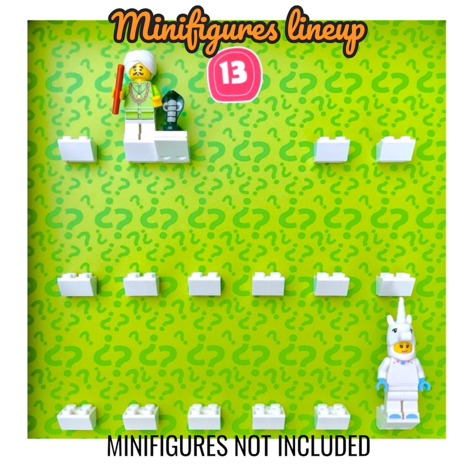 LEGO Minifigures Series 13 Display by FRAMEPUNK