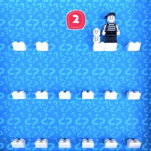 FRAMEPUNK LEGO Minifigures Series 2 Display with minifigures lineup