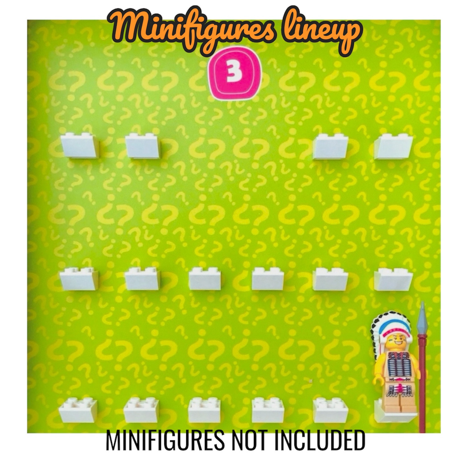 LEGO Minifigures Series 3 Display by FRAMEPUNK