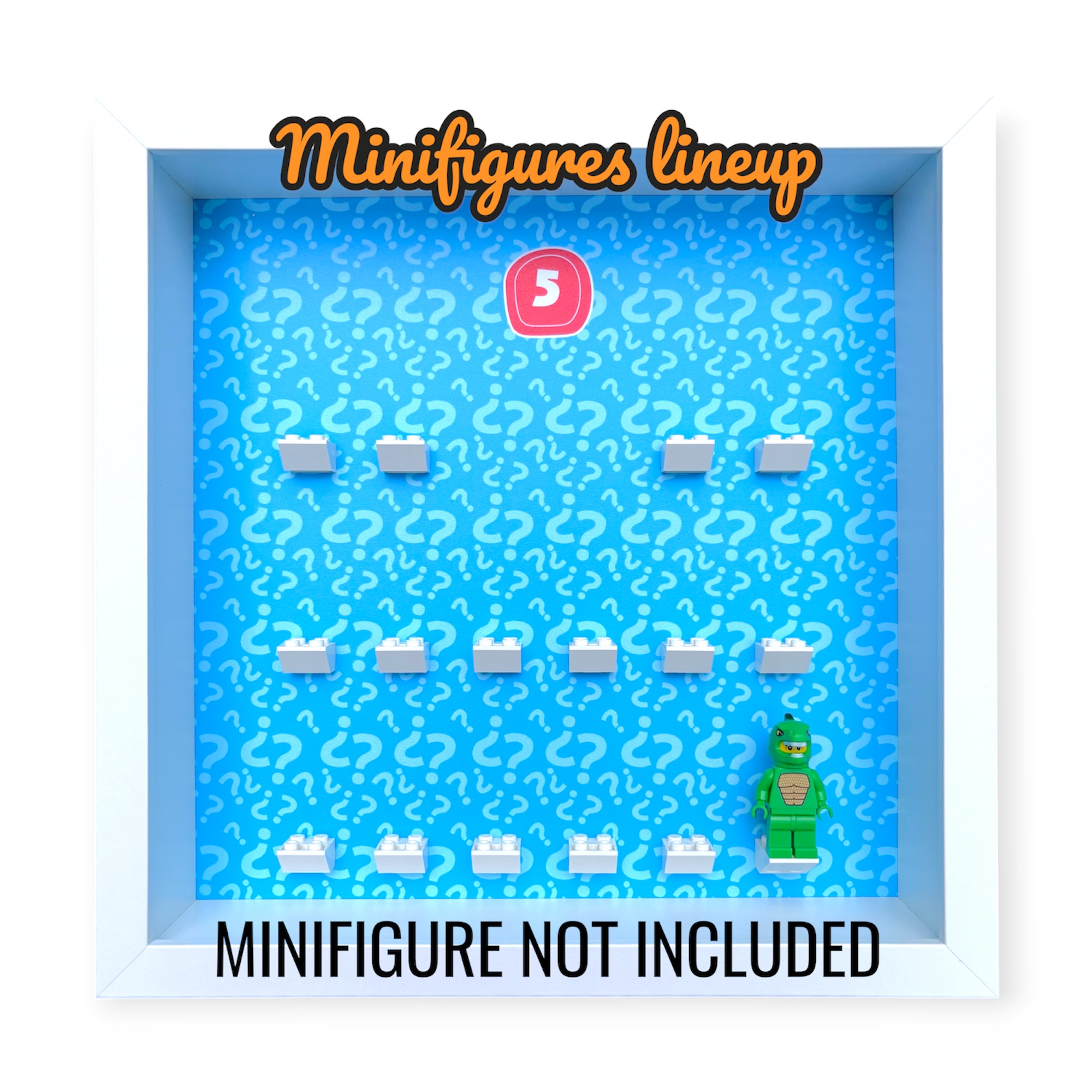 LEGO Minifigures Series 5 Display by FRAMEPUNK