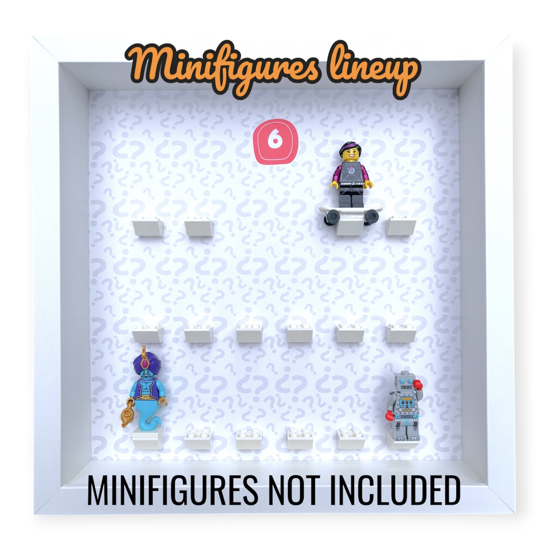 LEGO Minifigures Series 6 Display by FRAMEPUNK