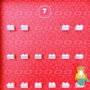 FRAMEPUNK LEGO Minifigures Series 7 Display with minifigures lineup