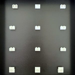 FRAMEPUNK - LEGO F1 Collectible Race Cars 71049 Display board, Black