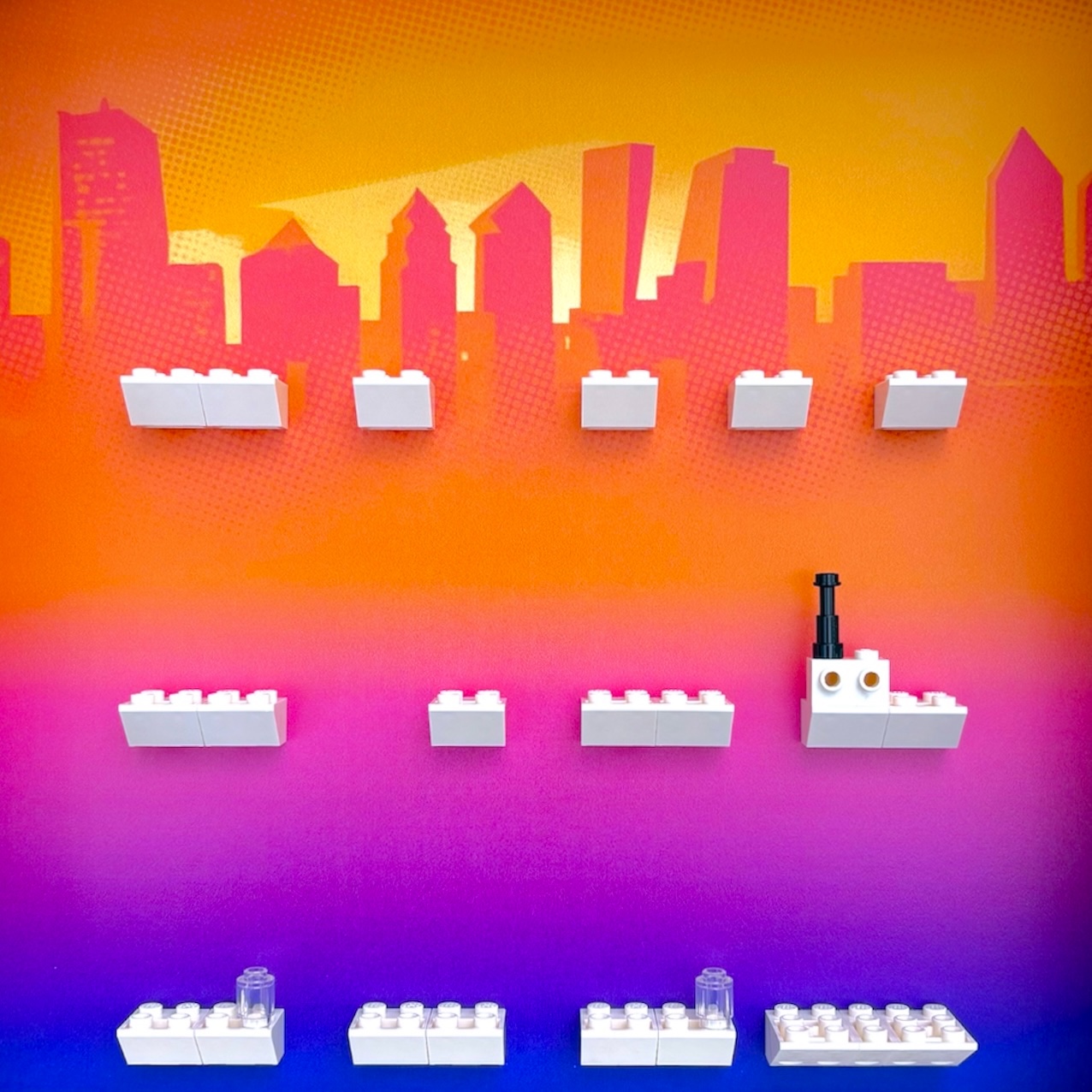 FRAMEPUNK LEGO Spider-Man Across the Spider-Verse 71050 Minifigures Series Display Board without frame