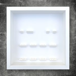 FRAMEPUNK Lego Dungeons & Dragons Minifigures Series (71047) Display, All White