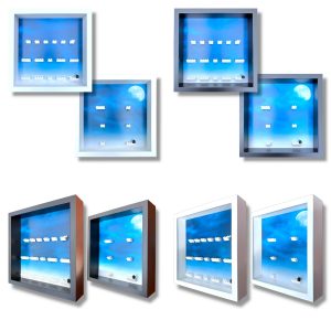 FRAMEPUNK Harry Potter & Fantastic Beasts Lego Minifigures Series 1 Display Frames (Black & White)