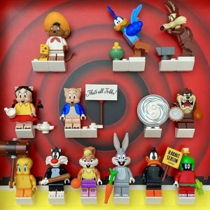 FRAMEPUNK Display for LEGO Spider-Man Across the Spider-Verse Minifigures Series (71030) Complete with minifigures