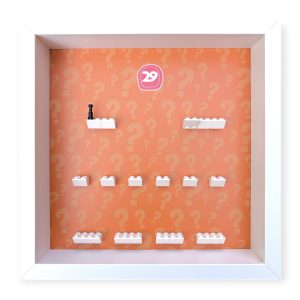 LEGO Minifigures Series 29 Display by FRAMEPUNK - White
