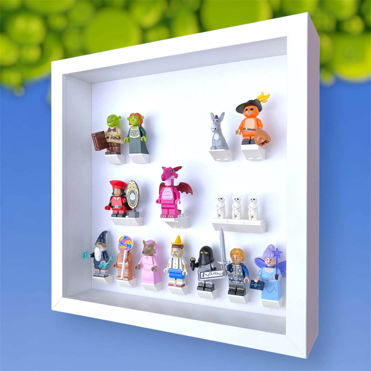 LEGO Minifigure Display – Any Series In White