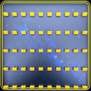 FRAMEPUNK 50 LEGO Star Wars Themed Minifigures Display Board