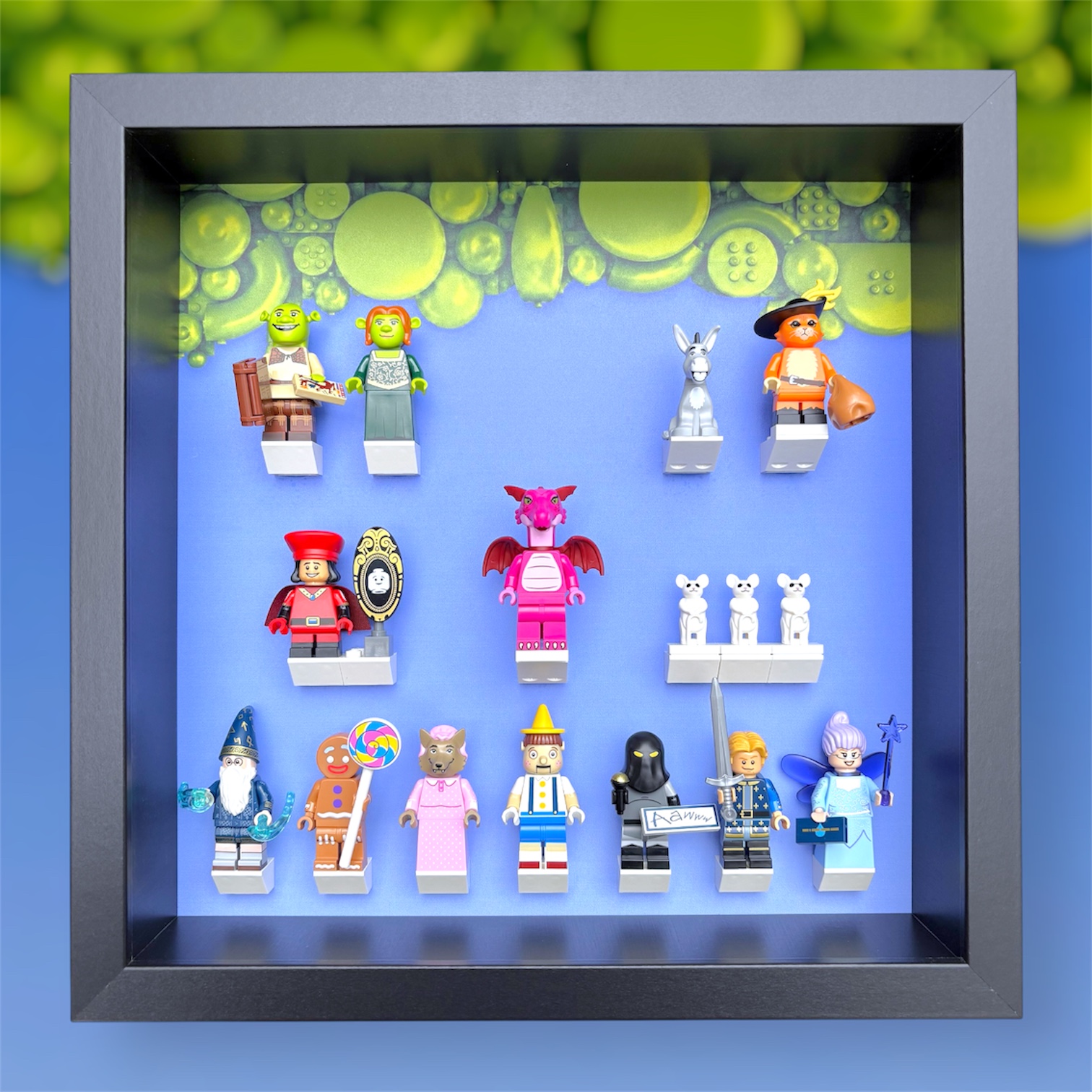 Complete Display for LEGO Shrek Minifigures Series